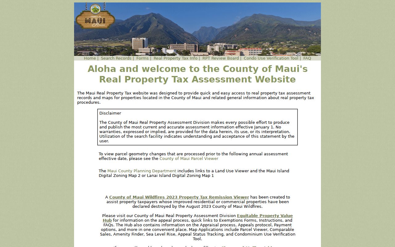 Kahului residents directory Maui property search