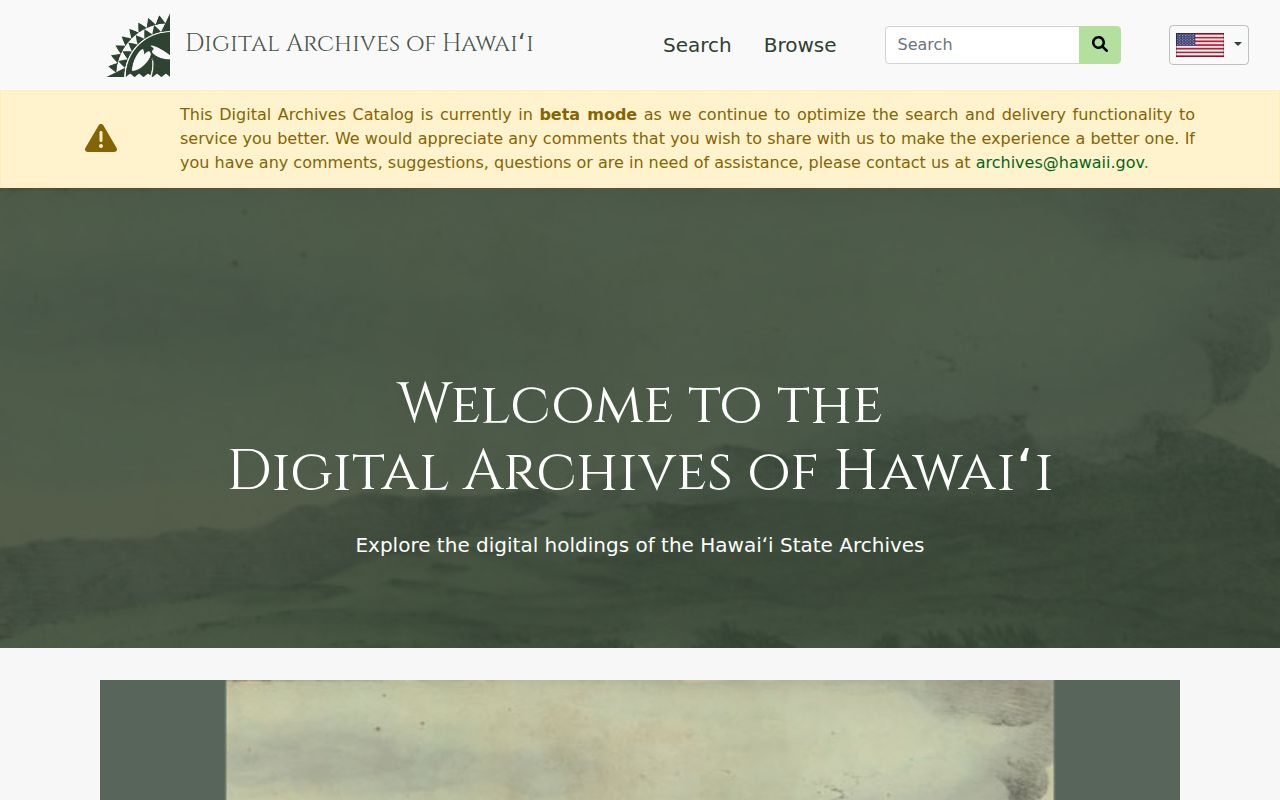Hawaii Digital Archives search used for historical Kahului records